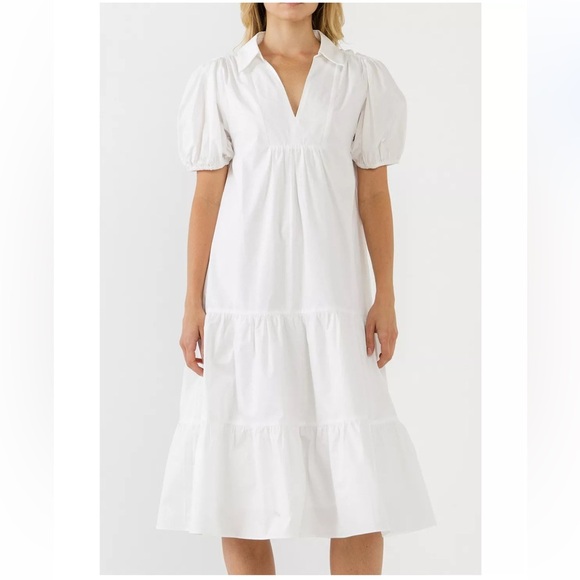 ENGLISH FACTORY
Women's Poplin Midi Dress S - Picture 1 of 10